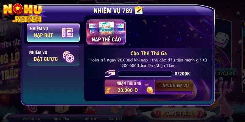 789club Ưu đãi ngập tràn