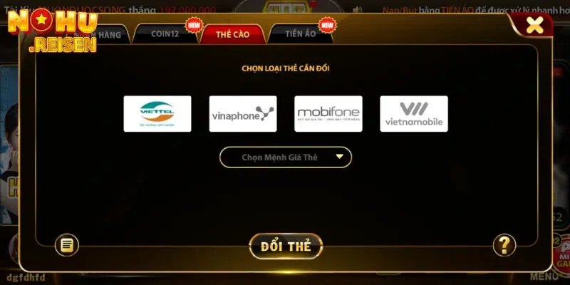 Hitclub - Hướng Dẫn Thao Tác Nạp/Rút Tiền Đơn Giản 4 hitclub Rút tiền thông qua thẻ cào